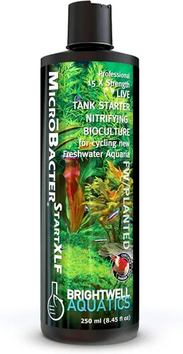Vista 5 de Brightwell Aquatics MicroBacterStart XLF - 15X Concentrado Vivo para Inicio de Tanque para Ciclo de Nuevo Acuario de Agua Dulce y Establecimiento