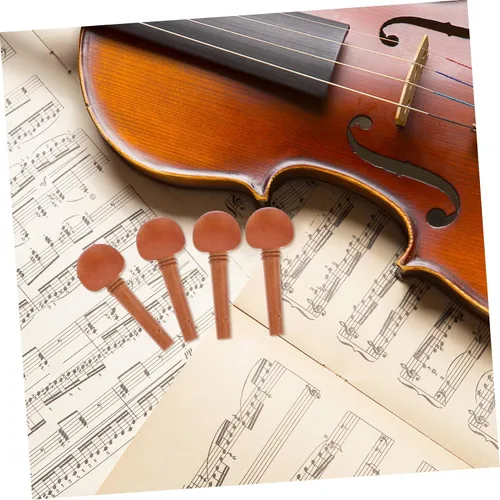 Vista 4 de Toyvian 12 piezas de afinadores de violín suministros de artes y manualidades, accesorios mecánicos, afinador de violín, clip en violín Turner