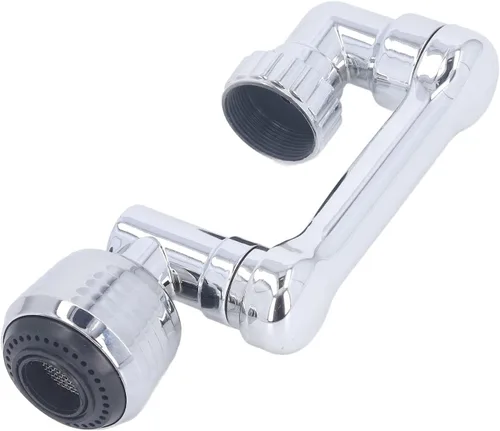 Vista 2 de Extensor de grifo para lavabo de baño con 3 puertos ABS accesorio para lavado facial