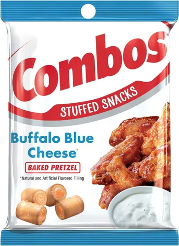 Vista 11 de Combos, bocadillos de pretzel horneados con queso azul Buffalo, bolsa de 6.3 onzas