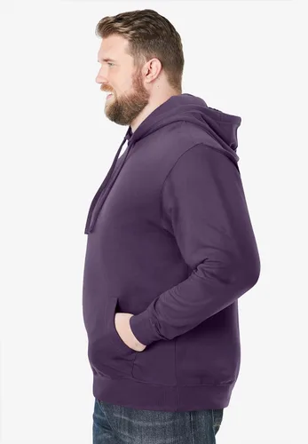 Vista 4 de KingSize - Sudadera con capucha, sin botones, para hombre