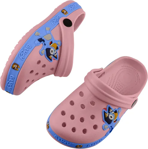 Vista 2 de Clearight Zuecos de jardín para niños, zapatos unisex para niños pequeños, zapatos sin cordones para niños, sandalias de ducha de agua, playa