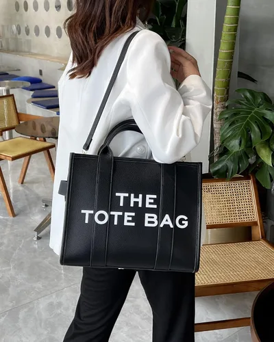 Vista 4 de NEGBIU The Tote Bag para mujer, bolso de mano de piel sintética, bolso cruzado o asa para el trabajo, la escuela (10.6 x 13 x 6.3 pulgadas)