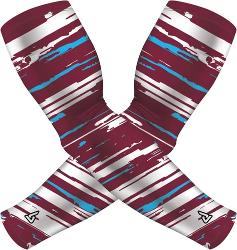 Vista 19 de B-Driven Sports Mangas de compresión de enfriamiento para hombres, mujeres y jóvenes, protección UV del antebrazo, soporte deportivo (1 par)