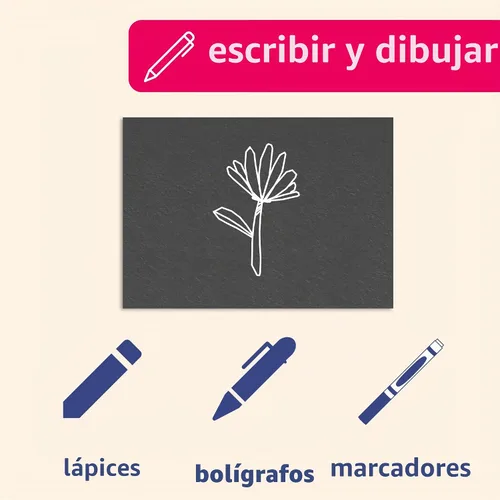 Vista 6 de 20 hojas, cartulina negra pesada - 8.5 x 11 pulgadas, 110 libras (300 g/m²)