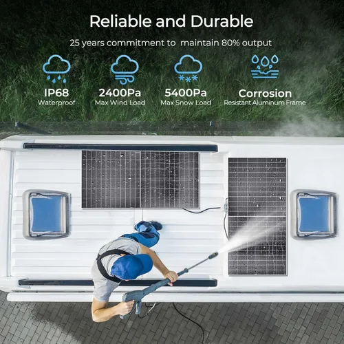 Vista 4 de Renogy Paneles solares de 1180 W, 2 unidades de 590 W, tipo N, panel solar bifacial monocristalino 16BB 25% de alta eficiencia de conversión