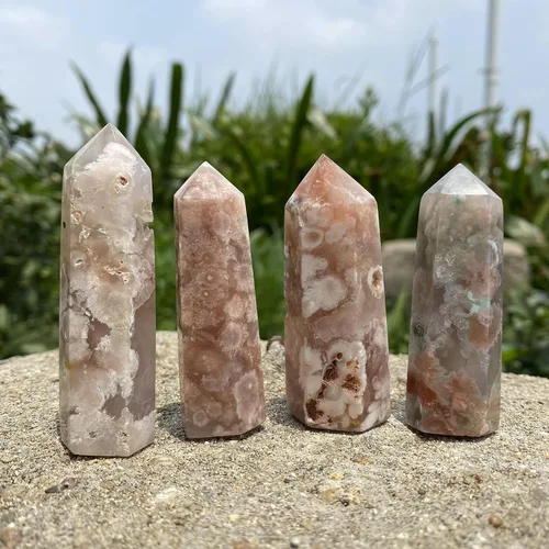 Vista 12 de Torre de amazonita natural, varita de punta de obelisco de cristal curativo y piedras, muestra mineral para meditación y decoración del hogar, 3-3.5