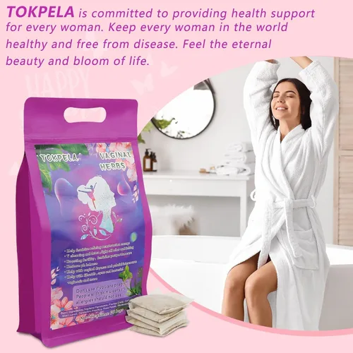Vista 6 de TOKPELA Yoni Hierbas para limpieza, 100% hierbas orgánicas al vapor V (embalaje de bolsa de filtro), kit Yoni, V hierbas de vapor tonifican