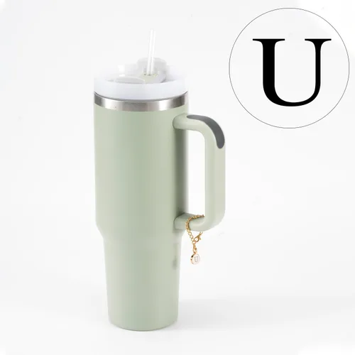 Vista 4 de MOTAIN Accesorios de letras para taza Stanley, dije de identificación con nombre para vaso Stanley, dije de letra de identificación con mango