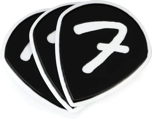 Vista 3 de Fender F Grip - Púas de guitarra con forma 346, color negro, paquete de 3