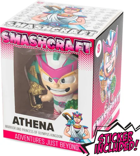 Vista 2 de Athena Magenta 4 inch Painted Resin Boxed Collectible Figurine