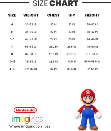 Vista 7 de Super Mario Nintendo Mario Luigi Yoshi - Traje de baño para niños pequeños