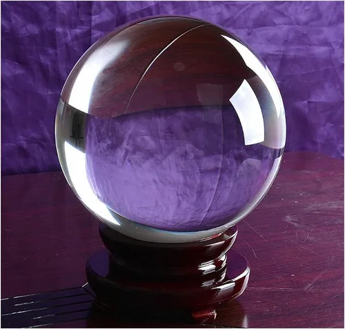 Vista 6 de Salud & Hogar Bola de Cristal de Cuarzo Esfera Centros de Mesa de Boda Decoraciones para el Hogar (Talla: 9.8 in)