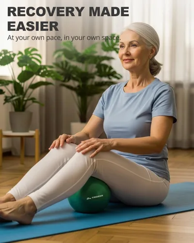 Vista 2 de Trideer Exercise Balls Physical Therapy, 9 Inch Pilates Ball Between Knees for Physical Therapy, Mini Exercise Ball - Yoga Ball, Small Workout Balls