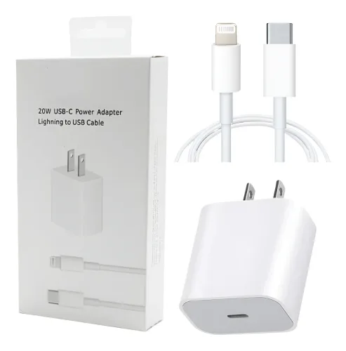 CARGADOR IPHONE (20W) CON CABLE de Tu San Victorino