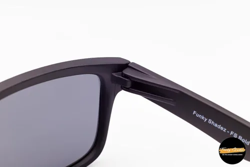 Vista 7 de Funky Shadez Bold Polarized Sunglasses, Polarized UV400 Protection, Polycarbonate Frame, HD Lenses, Extra Thick Hinges