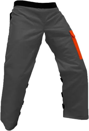 Vista 18 de FORESTER Chainsaw Chaps for Men & Women Apron-Style Chaps with Pocket & Adjustable Waist Chainsaw Safety Equipment