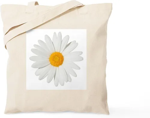 Vista 19 de CafePress Daisies Tote Bag Natural Canvas Tote Bag, Bolso de compras de tela, Caqui