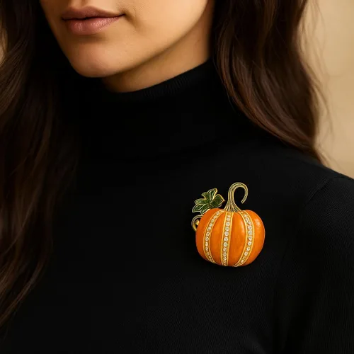 Vista 3 de 2 broches y alfileres para mujer, joyería de otoño para mujer, joyería de Acción de Gracias para mujeres, broches, alfileres de vacaciones