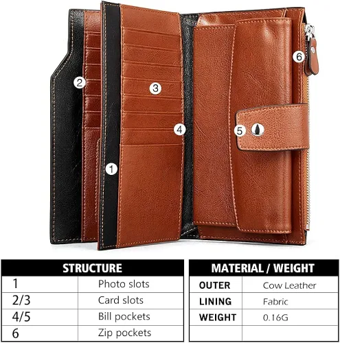 Vista 7 de BOSTANTEN Bolsos de cuero para mujer, bolsos de mano con asa superior, bolso de hombro, bolso de trabajo, carteras de cuero negro y para mujer