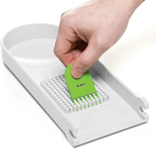 Vista 17 de Prepworks de Progressive Dicer Spiralizer Veggie Chopper, Blanco