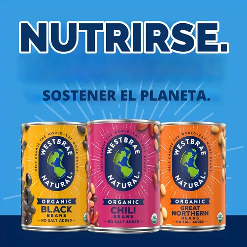 Vista 6 de Westbrae Natural Frijoles Negros Orgánicos Vegetarianos - 15 oz
