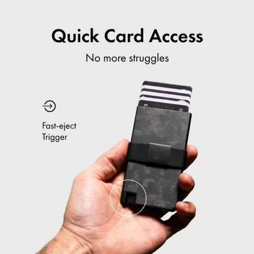 Vista 35 de Ekster Aluminum Cardholder Wallet for Men Metal Wallets with RFID Blocking Layer Slim & Minimalist Aluminum Wallet with Push Button for Quick