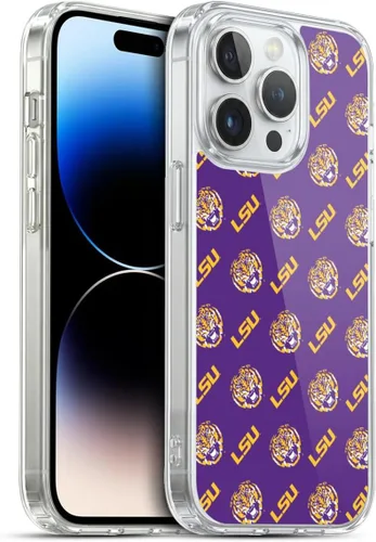 Vista 219 de Head Case Designs Funda de gel suave con licencia oficial de la Universidad Estatal de Louisiana LSU Camou compatible con Apple iPhone 7 Plus/iPhone