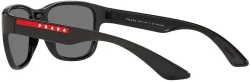 Vista 4 de Gafas de sol Prada Linea Rossa PS 1 US 1AB5Z1 Negro Negro