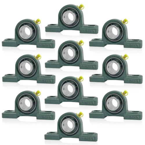 Vista 16 de 4 piezas de 10 mm Rodamiento con Brida Cojinete de Empuje o Descanso Montado KP000 Bloque de Rodamiento