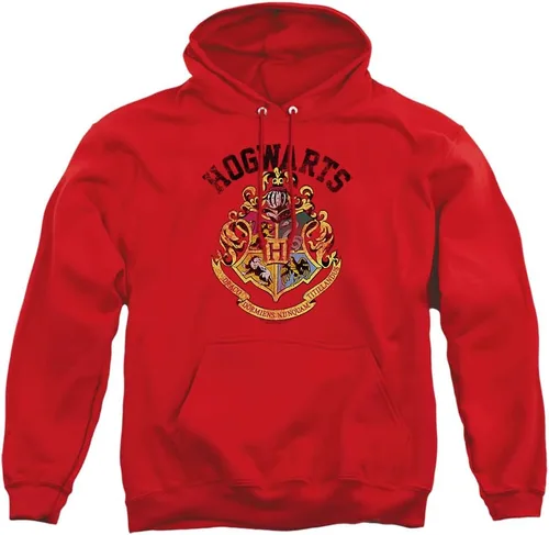 Vista 5 de Trevco Harry Potter Hogwarts Crest - Sudadera con capucha unisex para adultos Athletic Heather