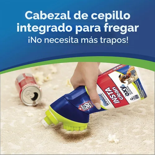 Vista 4 de Woolite InstaClean Pet con Cabezal de Cepillo Limpiador, 1740, 18 fl. oz, 18 Fl Oz, blanco