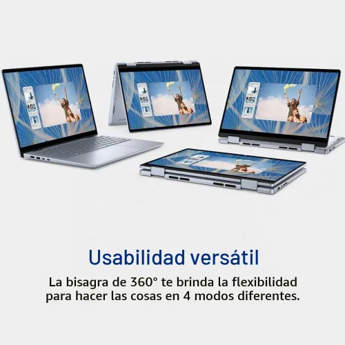 Vista 3 de Laptop Dell Inspiron 14 7440 2 en 1, Intel i5-1334U, DDR5 de 16 GB, SSD
