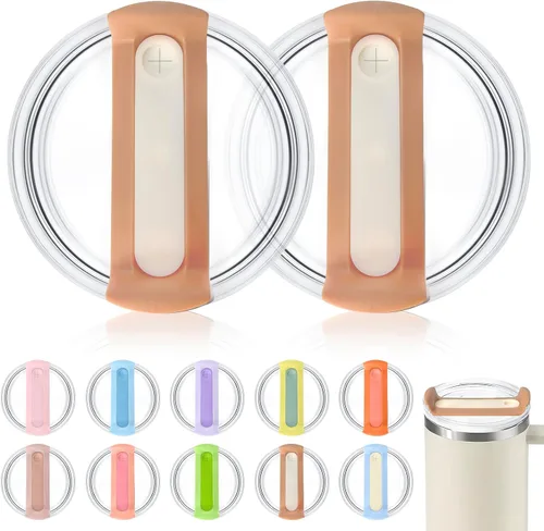 Vista 34 de Tapa de vaso de 40 onzas para Stanley, a prueba de derrames, resistentes a salpicaduras, funda de repuesto para accesorio de copa Stanley