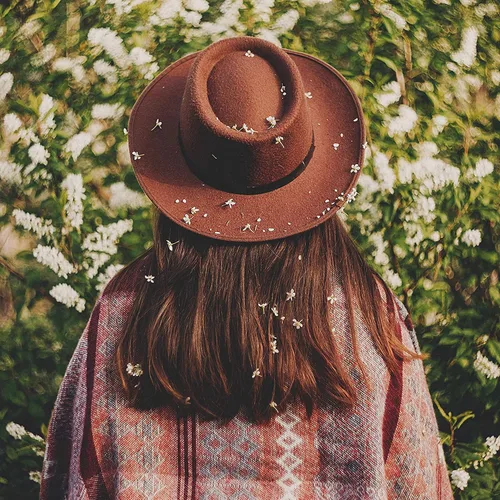 Vista 3 de Disfraz de sombrero marrón de vaquero para niños estilo Woody