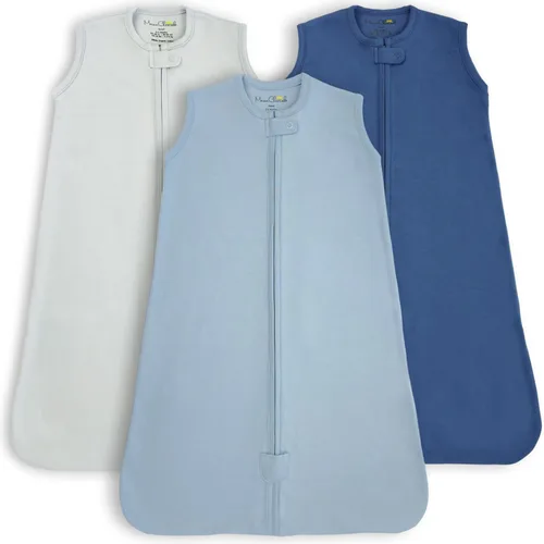 Vista 12 de Mama Cheetah Saco de dormir para bebé de 0.5 TOG, Manta portátil de algodón orgánico para bebé con cremallera bidireccional, Saco de dormir