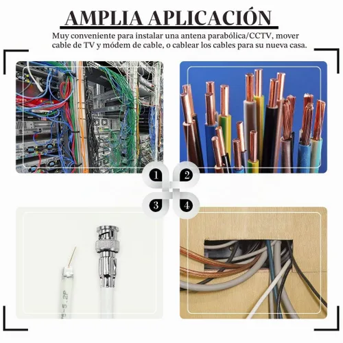 Vista 7 de Glarks - Juego de herramientas para cables coaxiales, herramienta de crimpado de conectores RF coaxiales + pelacables coaxiales + conectores machos