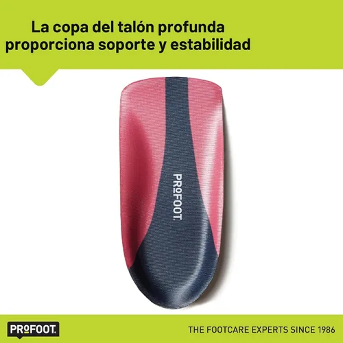 Vista 3 de PROFOOT Plantillas ortopédicas para fascitis plantar para mujer (tallas 6-10) – Insertos de gel para zapatos para alivio instantáneo del dolor
