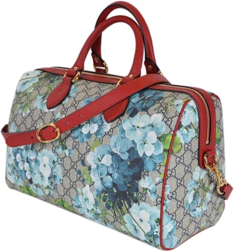 Vista 2 de Gucci para mujer GG supreme Florece Convertible Boston bolsa