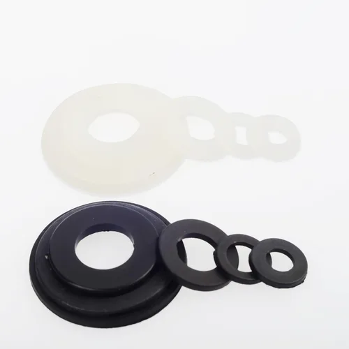 Vista 3 de Kit surtido de 420 arandelas planas de nailon negro/blanco para tornillos y pernos M2 M2.5 M3 M4 M5 M6 M8 M10 M12