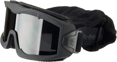 Vista 4 de Lancer Tactical AERO Airsoft Tactical Safety Goggles ANSI Z87.1, 3mm Dual Pane Anti-Fog Lens for Hunting, Paintball, Cycling