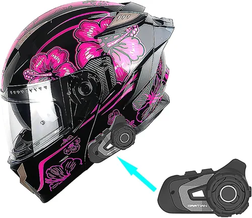 Vista 14 de 1Storm - Casco modular de cara completa para moto, certificado DOT, para adultos, doble visera abatible con escudo interior para sol y lista