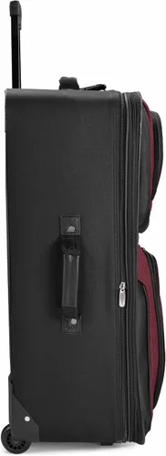 Vista 3 de Travel Select Amsterdam - Equipaje vertical y expansible con ruedas, Borgoña