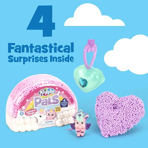 Vista 2 de Educational Insights Playfoam Pals Unicorn Magic 10 piezas – Recuerdos de fiesta de unicornio, juguetes antiestrés para niños a partir de 3 años