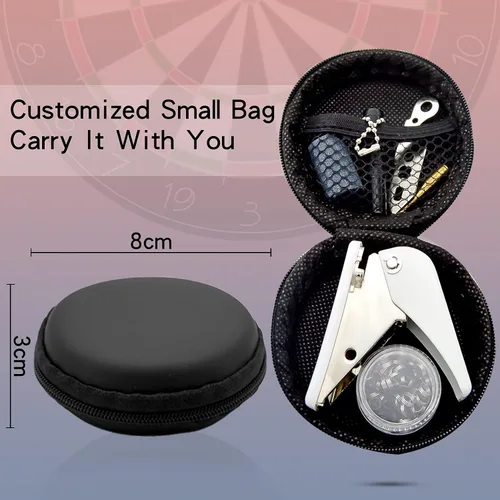 Vista 7 de DIMBOI Kit de accesorios para dardos de punta suave y punta de acero con junta tórica, sacapuntas, llave, removedor de puntos, herramienta