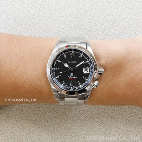 Vista 3 de Seiko PROSPEX Alpinist Limited Modelo SBDC087 fabricado en Japón, plateado, Moderno
