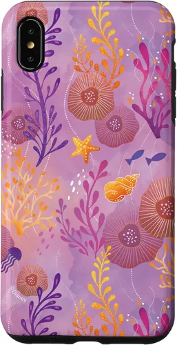 Vista 11 de Funda para iPhone 16 Disney The Little Mermaid Ariel Under the Sea Ambiance
