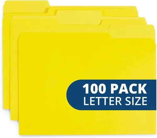 Vista 19 de Blue Summit Supplies 100 carpetas de archivos, cartas, colores surtidos