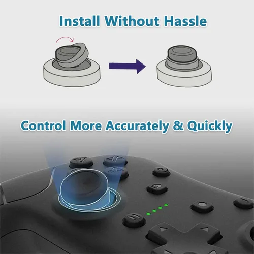Vista 3 de Precision Rings, Aim Assist Motion Controller 24PCS Precision Target Control Rings Suitable for PS4, PS5, Xbox One, Xbox Series X, Switch, Switch