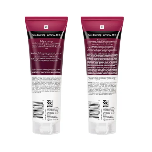 Vista 10 de John Frieda Radiant Red Boosting - Champú y acondicionador para cabello rojo, 8.3 onzas líquidas, paquete de 2